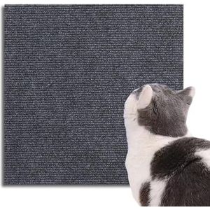 KERLI DIY klimmen kattenkrabber, kattenkrabmat, trimbaar zelfklevend kattenkrabtapijt, klimmen kattenkrabmatten tapijt beschermen meubels en bank (Color : Dark gray, Grootte : 30 * 100cm)