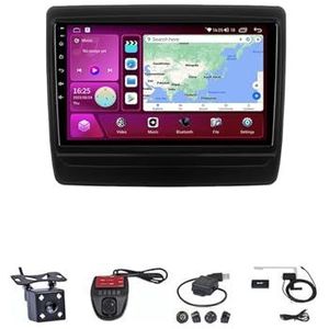Android Autoradio Video Multimedia Speler, 9 Inch Touch Screen Radio Plug And Play Autotoebehoren met Bluetooth En Navigatie En Achteruitrijcamera Voor Isuzu D-Max Dmax 2020 2021 2022 (Size : M100S W