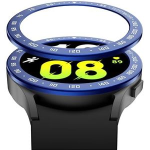 GIOPUEY Bezel Ring Compatibel met Samsung Galaxy Watch 5 40mm, Bezel Styling Ring beschermhoes, Aluminium metalen beschermende horlogeband - E-Blue