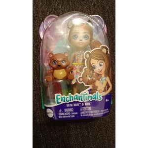 Enchantimals Bexie Bear (4 inch) en Bidie, geweldig cadeau voor kinderen vanaf 4 jaar, HCG00