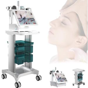 LFHWHKJ Huiddiagnose haaranalysator met 20"" scherm, hoofdhuidanalyseapparaat met trolley, microscoop hoofdhuid haarfollikeldetector(B)