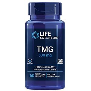 Life Extension - TMG - 500 mg - 60 Plantaardige Capsules