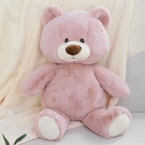 35 cm-65 cm schattige kleine beer pop grizzly knuffel meisje pop kinderen kussen kleine witte beer kamer decoratie roze 35 cm