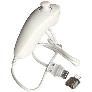 Nunchuk Game Controller - Nunchuk Video Game Controller Joystick Remote, voor Wii Gamepad Console