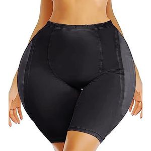 Jengo Heupkussens Fake Butt Gewatteerde Ondergoed Hip Enhancer Shapewear Crossdressers Butt Lifter Broek Pads Slipje Onderbroek Vrouwen, Zwart, M