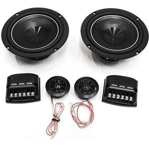 Tweeter auto Tweeters voor auto Auto-audio Aangepaste voordeur tweerichtingsluidspreker 6,5 inch set DC-12V max. vermogen 160w RMS 40w auto-interieurluidspreker