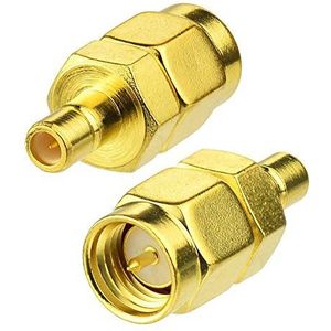 Bingfu DAB Car Aerial SMA Adapter to SMB Female Antenna Converter Connector 2pcs for Pioneer Pure Alpine DAB+ Radio