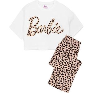 Barbie Pyjamas Dames Dierafdruk Logo bijgesneden T-shirt bodems PJS