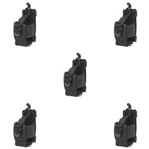 Tityvirnix 5 Set Luidsprekers Pouch Walkie-talkie Pouch Interphone Tas Fijne Vakmanschap Outdoor Accessoires Jacht Levert Camping Accessoire Zwart