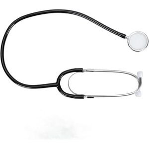 Medische Stethoscoop met één Kop, Heldere Transmissie Zachte Oordopjes 3 Sets Maat Aanpassen Medische Stethoscoop Versterkt Geluiden voor Dagelijkse Behoeften