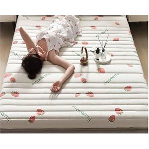 Kingsize Matrastopper, Latexmatras, Verdikte Traagschuimmatras, Matras For Studentenslaapzalen, Enkele En Dubbele Opvouwbare Tatami-matras (Color : Style1, Size : 100 * 200CM*6CM)