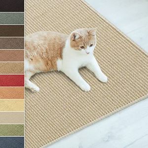 Floordirekt Sisal krabmat, deurmat, tapijt,sisalmat, sterk & verkrijgbaar in vele kleuren en maten (160 x 240 cm, ivoor)