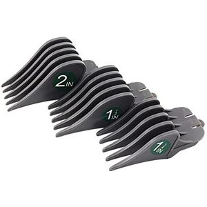 3 Stuks Tondeuse Limit Kammen 32mm 38mm 51mm Snijden Guard Attachment Grijs Grijs