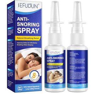 Anti-snurk neusspray 30 ml, Natural Stop Snoring, verbetert de luchtstroom, verlicht neusverstopping, verbetert de oorzaak van het snurken, 8 uur verlengd effect