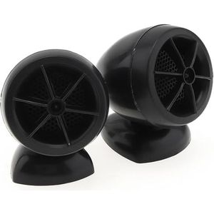 Tweeter auto Car Speakers Tweeter Zwart/Goud/Zilver Universeel Paar 1200W Auto Mini Dome Tweeters Met 98dB Gevoeligheid Auto Tweeters(Black)