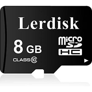 Lerdisk Fabrieksgroothandel Micro SD-kaart geproduceerd door 3C-groep geautoriseerde licentie (8 GB, 1 stuk)