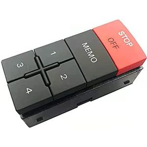 Yige Store 8E0959769 Power Seat Memory Switch Rugleuning Hoofdsteun Aanpassingsknop Fit voor Audi A4 B6 B7 Avant Quattro 2003-2008 8E0 959 769