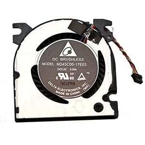 LMNCBVYA FCQLR 5V 0.50A Notebook CPU Cooling Fan Compatible with DELTA ND45C00-17E03