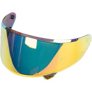 Motorhelm vizier lens, Helmvizier, for SH 610DV Helmlens Zonnebeschermingslens for GXT601 602 (zwart)(Revo Gold)