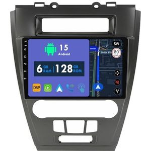 RoverOne Autoradio GPS voor Ford Fusion Mondeo Mustang 2009-2012 Carplay Android Auto Stereo Hoofdeenheid Bluetooth WiFi Radio Speler Sat Navigatie