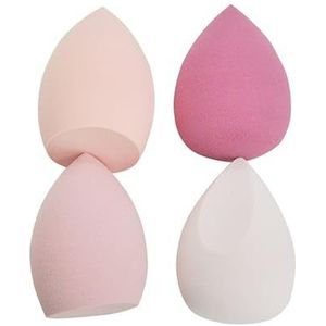 4 stuks Fashion Make Up Blender Cosmetische Bladerdeeg Make-Up Spons Foundation Poeder Spons Beauty Tool Make-up Tool Accessoires (Color : Pink)