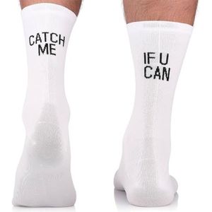 TODO Fietssokken voor dames en heren, ademende racefietssokken, sokken met motief voor fietsen of hardlopen, 35-38 EU