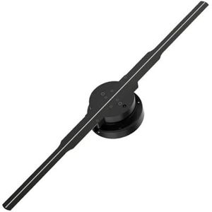 3D-holografische ventilator 42cm 3D Holografische Ventilator Afstandsbediening Aangepaste ICONS DIY Video LOGO LED Neonlichten Roterende Display AD 3D Holografische Projector voor borden van bedrijfsw