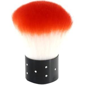 Nagelstofborstel Nail Art Dust Powder Remover Borstel Nagel Arts Dust Cleaner Brush Soft Kabuki Reinigingsborstel voor make -up of acryl UV -gel nail arts