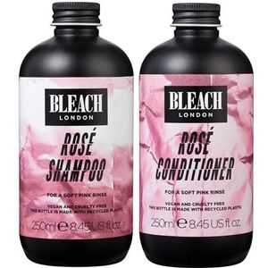 (2-pack) Bleach London Rose Shampoo x 250 ml & Bleach London Rose Conditioner x 250 ml