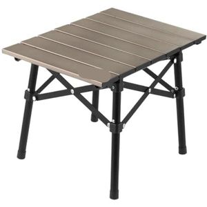 Campingtafel Klaptafel Camping Campingtafel Klaptafel Aluminium Draagbare Klapstoel Ultralichte Kampeertafel Kleine Tafel Klaptafel Buiten Picknicktafel (Color : Brown, Size : 40.5 * 29 * 30.5cm)