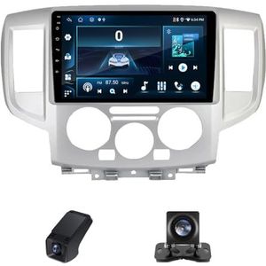 9inch Car Radio Touchscreen geldt voor Nissan NV200 M20 2009-2023, Achteruitrijcamera Compatibel met CarPlay/Android Auto/Bluetooth FM/RDS-radio AM DSP WIFI Radio GPS-navigatie(NF-4)