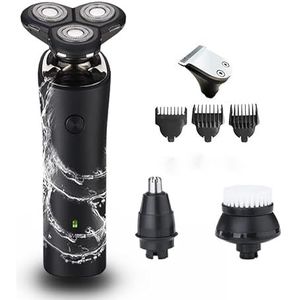 Scheerapparaat for mannen, elektrisch scheerapparaat for mannen, tondeuse, epilator, ontharingsapparaat, waterdicht, multifunctioneel scheerapparaat for het gezicht.