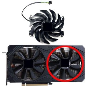 Voor GAINWARD voor GeForce RTX3060ti GDDR6X 8GB DU grafische kaart vervangende ventilator(Right fan)