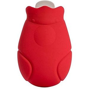 XWGlory 270/450ML Hot Water Bag Siliconen Fles Winter Heater met Gebreide Cover Warmer Hot Water Fles Magnetron Verwarming S Rood1