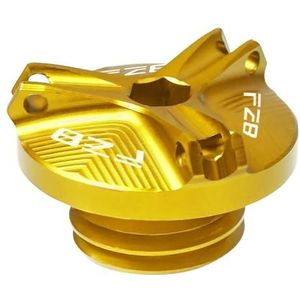 Aftapplug oliedop Motorfiets Aluminium Motorolievuldop Afvoer Carterplug Bolt Cover Schroef Voor YAMA&HA FZ8 FZ 8 FZ-8 2011-2013 2012(Gold)