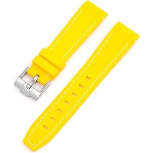 Band voor Omega x Swatch MoonSwatch Horloge 20 mm, Zachte Siliconen Omega X Swatch Moonswatch Speedmaster Vervangingsband, Gebogen Geen Gap Moonswatch Swatch Band voor Mannen Vrouwen, 20mm