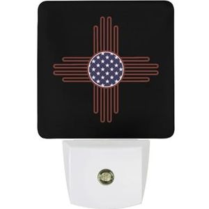 American Sun Zia Zon Warm Wit Nachtlampje Plug In Muur Schemering naar Dawn Sensor Lichten Binnenshuis Trappen Hal
