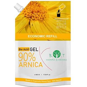 Arnica Gelconcentraat Arnica Extra Krachtige Massage en Ontspanning Verwarmende Spiermassagegel, Verlicht Benen, Sport Spierherstelgel - Economisch Formaat 500 ml
