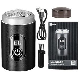Natte en mannen, draagbaar, langdurig elektrisch scheerapparaat | Mannen reizen voor gezichtsreiniging voor kantoren, vliegreizen, zakenreizen, camping, auto's Founcy