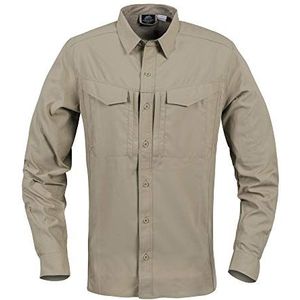 Helikon-Tex Heren Defender Mk2 Tropical Overhemden Lange Mouw Silver Mink maat S