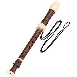 8 Gaten Recorder Sopraan Klarinet Verticale Dizi ABS Hars Houtnerf Fluit C Sleutel Muziek Instrument blokfluit