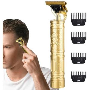 Baardtrimmerset, professionele tondeuse, elektrisch scheerapparaat, oplaadbare baardtrimmer voor heren, draadloze haartrimmer met ruimte | baardtrimmer en kit voor de baardtrimmer