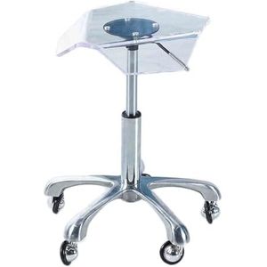 Zadelkrukstoel, Acryl Hydraulisch Rollende Draaibare Verstelbare Krukstoel, Ergonomische Rolstoel For Tandartsstylist Tattoo Artist(Color 4)