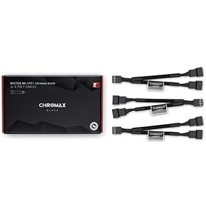 Noctua - NA-SYC1 - Y-kabel - Zwart - 3 x 4-polig voor PWM-ventilatoren