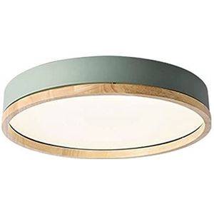 Wmmner Kroonluchter, ronde plafondlamp van smeedijzer met inbouwmontage, energiebesparende witte plafondlamp 6000 K, lampen in de buurt van het plafond, slaapkamer woonkamer hal decoratielampen (