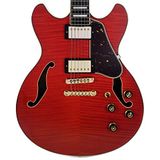 Ibanez AS93FM-TCD Artcore Expressionist (Transparent Cherry Red) - Semi-akoestische gitaar