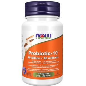NU Probiotic-10™ 25 miljard (10 stammen) 50 Veg Capsules (RR) (DF)