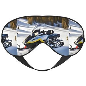 Geavanceerde sneeuwscooter unisex elastische verstelbare gesp ontwerp verduisterende slaap oogmasker voor thuis reizen yoga kantoor dutje