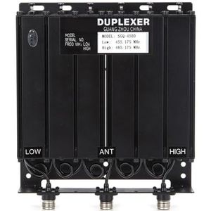 DINSOAVR Relais Station Duplexer 50W UHF400-470MHz Aanpasbare Frequentie Draagbare Duplextelegraaf