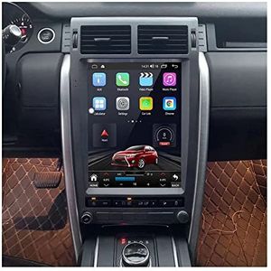 Android 15 Autoradioradio voor L-en R-over Discovery Sport 2016-2020 GPS-navigatie 12.1in Touchscreen MP5 Multimediaspeler Video-ontvanger met WiFi 4G DSP Carplay,zwart,8core 4+64